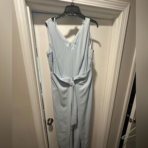 Antonio Melani Light Blue Split Leg Jumpsuit